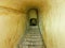Staircase underground, old tunnel