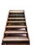 Staircase wooden to top success