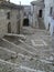 Staircases of stones in a characteristic town of the Puglia in Italy.