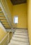 stairs in building corridor. staircase in a modern economy class house