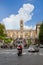 The Stairs of Cordonata Capitolina and Palazzo Senatorio in Capitoline Hill