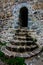 The stairs and the door of the Trabzon castle