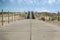 Stairs at a Dutch beach