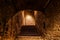 Stairs in Girona Old City At Night