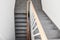 Stairs in the hallway or stairwell with banisters