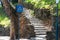 Stairs in Janiculum promenade