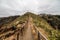 Stairs leading down to the beach and Atlantic ocean, Madeira, Portugal