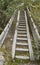 Stairs made of stone in the Golden pavilion park.