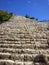 Stairs of Nohoch Mul Pyramid Coba Ruins
