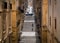 Stairs of the old city of Valletta. Malta.