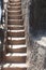 Stairs at Panch Padav at Panchmarhi, India