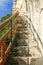 Stairs at rock monastery