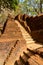 Stairs and ruins of Sigiriya Lion\'s rock fortress