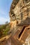Stairs and ruins of Sigiriya Lion\'s rock fortress