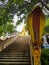 Stairs with snakes, Wat Sila Ngu temple, Koh Samui Thailand