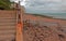 Stairs at St Margarets at Cliffe Gravel Beach at White Cliffs