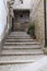 stairs in the steep streets of valderrobres