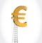 Stairs to euro currency symbol illustration