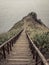 Stairs to wale observation post, Madeira