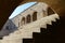 Stairs under arch - inside Rhodes ancient citadel