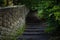 Stairs up to Calton Hill, Edinburgh, Scotland