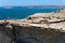 Stairs in a viewpoint in Puerto Piramides