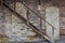 Stairway, Brick Wall, Architecture, Train Depot - Janesville, WI