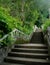 Stairway on the jungle leading to Kathu Waterfall, in Phuket, Thailand.