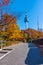 Stairway leading to N Seoul tower at Namsan hill, Republic of Korea