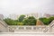 Stairway between Nan Lian Garden and Chi Lin Nunnery in Hong Kong