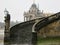 Stairway of The Sanssouci Palace in winter. Potsdam