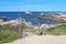 Stairway to Asilomar State beach in Pacific Grove, California