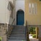 A stairway to classic design arched portico entrance