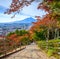 Stairway to Mt. Fuji Fujiyoshida, Japan