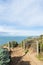 Stairway to ocean beach in Sanfrancisco