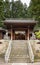 Stairway to Sakurayama Hachimon-go Shinto Shrine in Takayama.