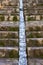 Stairways in Chinchero Inca ruins site. Peru