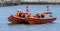 STAITHES, NORTH YORKSHIRE/UK - AUGUST 21 : RNLI lifeboat display