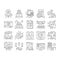 Stakeholder Business Collection Icons Set Vector .
