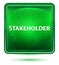 Stakeholder Neon Light Green Square Button