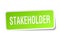 stakeholder sticker