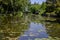 Stakes for slalom canoe in Loir river.