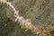 Stalactite on concrete inside World War one bunkers in Verdun