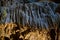 Stalactite and stalagmite formations in Demanovska cave of Liberty, jaskyna slobody Slovakia, Geological formations,