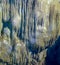 stalactite and stalagmite rock structures in borra caves araku india