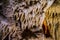 Stalactites stalagmites cave