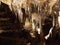 The Stalactites, stalagmites and columns at Luray Caverns Virginia