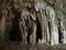 Stalactites and Stalagmites of Gyokusendo Cave in Japan.
