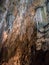 Stalactites in Valporquero`s cave in Leon Spain