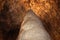 Stalagmite in Carlsbad Caverns